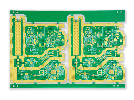 ENIG 6L Rogers PCB RO4003C+KB6160A 0.25mm ελάχιστη τρύπα 104.53*154.55mm