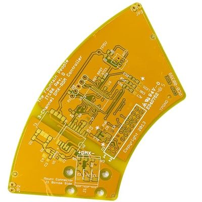 Καλή τιμή 2 άκαμπτο γρήγορο PCB 1.6mm στροφής στρώματος κίτρινο Soldermask λευκό 1oz σε απευθείας σύνδεση