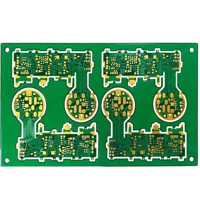 Καλή τιμή 6 άκαμπτου ευκίνητου στρώματα PCB 0.9mm συνήθειας πράσινου κανένα Silkscreen 151.5*88.74mm σε απευθείας σύνδεση