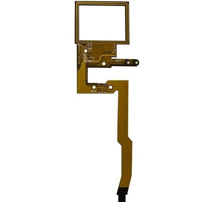 Καλή τιμή Ανθεκτική εύκαμπτη συνέλευση PCB 2 στρώματα ταινιών Yellow+Black Couver σε απευθείας σύνδεση