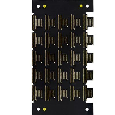 Καλή τιμή ENIG ευκίνητο PCB 0.2mm PCB 1oz 2 στρωμάτων μαύρη μάσκα ύλης συγκολλήσεως & κανένα Silkscreen σε απευθείας σύνδεση