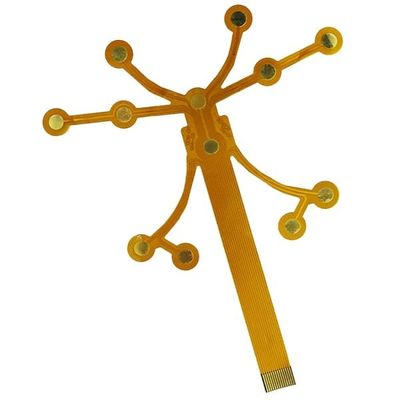 Καλή τιμή Εύκαμπτη ηλεκτρονική 0.2mm πινάκων PCB Bendable κίτρινη ταινία κάλυψης σε απευθείας σύνδεση