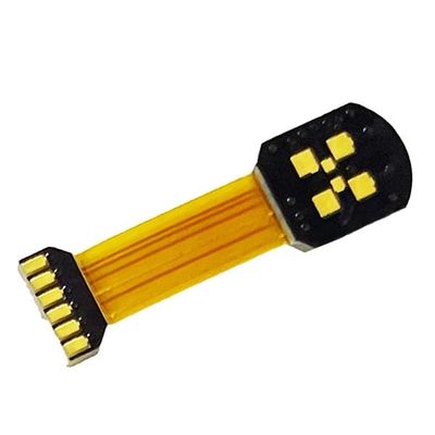 Καλή τιμή 4 άκαμπτο ευκίνητο PCB 1.2mm στρώματος 2oz εύκαμπτο PCB λευκό ταινιών κάλυψης κυκλωμάτων μαύρο σε απευθείας σύνδεση