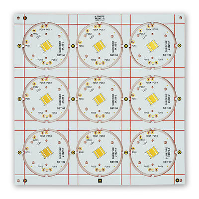 Καλή τιμή Βασισμένο στο $cu PCB κύκλωμα 2oz ENIG 199.00mm*199.00mm χαλκού 1 στρώματος σε απευθείας σύνδεση