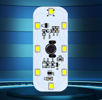 Καλή τιμή Πολυεπίπεδο LED Light Circuit Board Assembly με αλουμινένιο υλικό λευκό Soldermask σε απευθείας σύνδεση