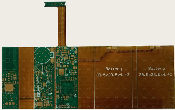 Καλή τιμή 6L άκαμπτα πλαίσια κυκλώματος 1.0mm FR4 και PI υλικό με EING για εφαρμογές μπαταριών σε απευθείας σύνδεση