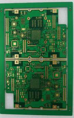 Καλή τιμή HDI PCB Board 6L 1OZ EING 0.1mm Τρύπα χρυσό δάχτυλο Πράσινη Soldermask για την επεξεργασία δεδομένων σε απευθείας σύνδεση