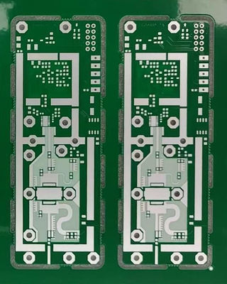 Καλή τιμή 2 στρώματα υψηλής συχνότητας PCB με WL-CT338 κεραμικό υπόστρωμα υλικό 0,55 mm βυθιστικό κομμάτι σε απευθείας σύνδεση