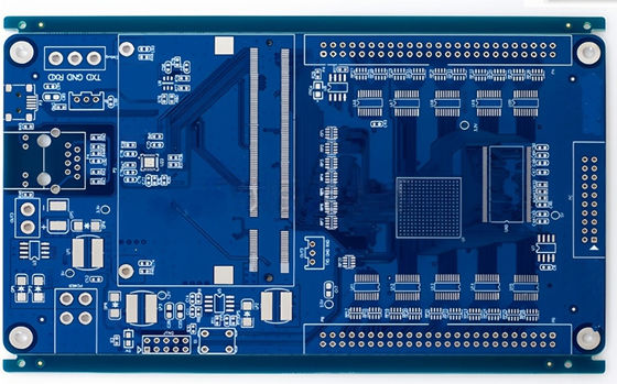Καλή τιμή Blue Solder Mask PCB υψηλής συχνότητας με πάχος 1,6 mm για ανάγκες υψηλής συχνότητας σε απευθείας σύνδεση